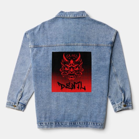 悪魔のTシャツ デニムジャケット (裏面)