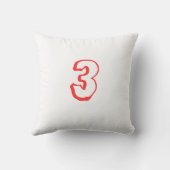 悪魔はアイスホッケーの枕で触れます クッション (裏面)