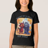 悪魔はグールの友最高のだ トライブレンドＴシャツ (正面)