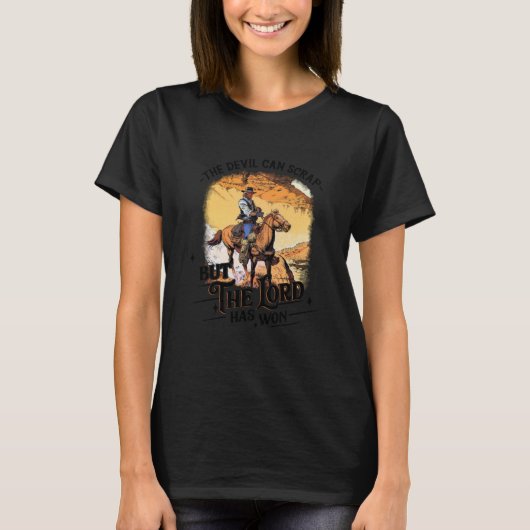 悪魔は切り捨てることができる Tシャツ (正面)