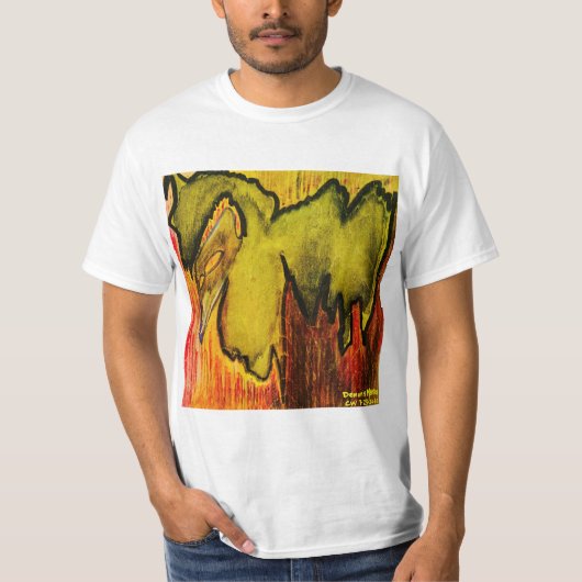 「悪魔は問題だ」 Tシャツ (正面)