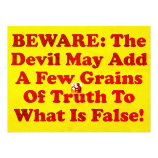 悪魔は嘘つきだ！ フォトプリント           