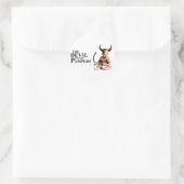 悪魔は小冊子を被る ラウンドシール (バッグ)