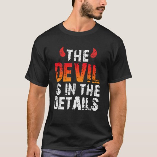 悪魔は悪魔サタン詳細にある Tシャツ (正面)