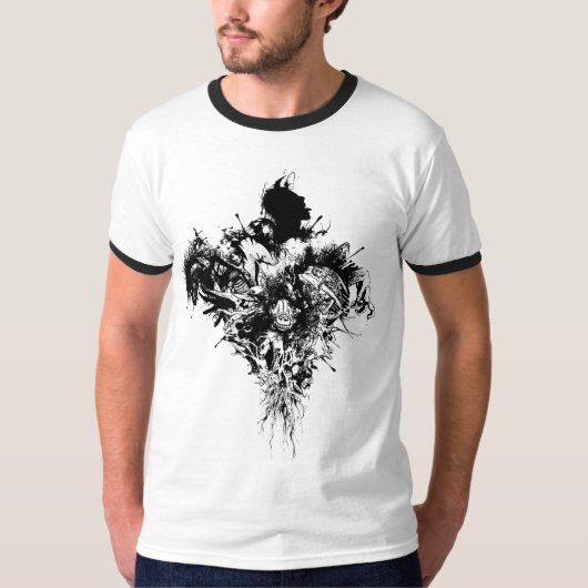 悪魔は気になるかもしれません Tシャツ (正面)