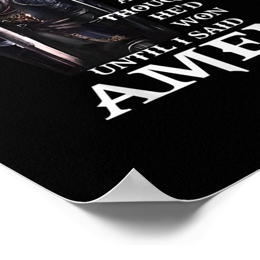 悪魔は私が言うまで頭を下げて私を見た ポスター (角)