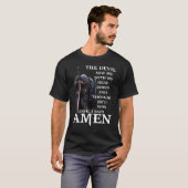 悪魔は私が頭を下げているのを見て、勝ったと思った Tシャツ (正面フル)