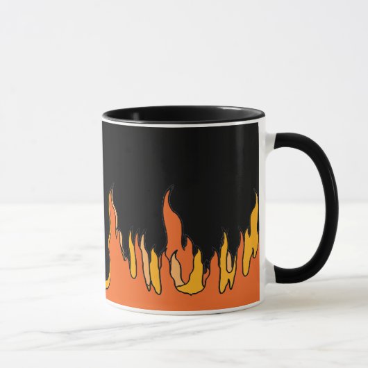 悪魔は私にそれをさせます! マグカップ (右)