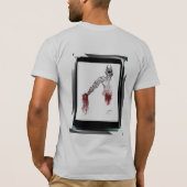 悪魔は私にティーそれをさせます Tシャツ (裏面)