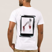 悪魔は私にティーそれをさせます Tシャツ (裏面)