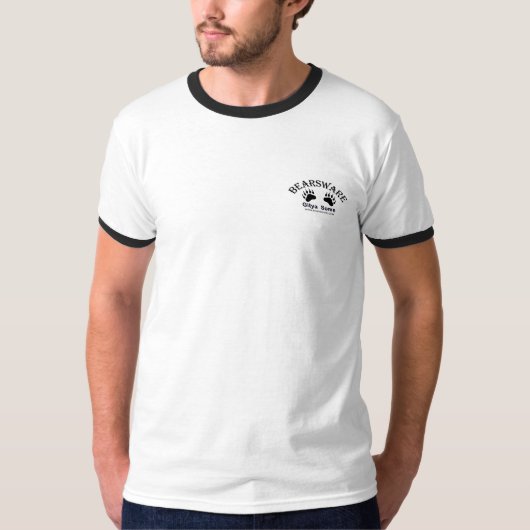 悪魔は私に-ビールそれを醸造させます Tシャツ (正面)
