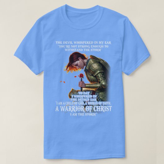 悪魔は私の耳に強くはないささやいた Tシャツ (デザイン正面)
