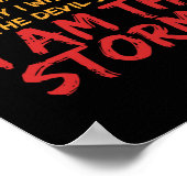 悪魔は私の耳に悪魔の引用文にささやいた ポスター (角)