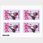 悪魔は良いシールのシートを行う 長方形シール (シート)