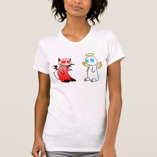 悪魔または天使 Tシャツ (正面)