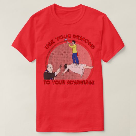 悪魔を使って優位に立つ1 Tシャツ (デザイン正面)