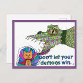 悪魔を勝ち取らせるな!ポストカード ポストカード (正面/裏面)
