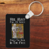 悪魔を顔で！ キーホルダー (裏面)