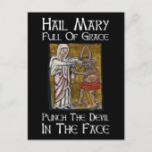 悪魔を顔で! ポストカード (正面)