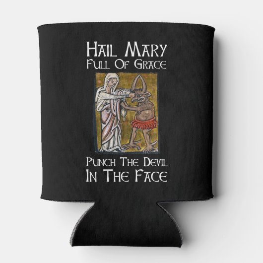 悪魔を顔で！ 缶クーラー (裏面)