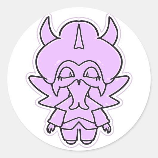 悪魔カゲコ ファンタジー クリーチャー ステッカー (正面)