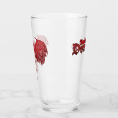 悪魔ガラスのすごい悪魔の男の子ののろい タンブラーグラス (左)