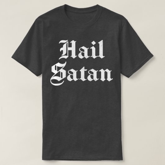 悪魔サタンに栄光あれ2 Tシャツ (デザイン正面)
