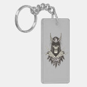 悪魔スカル キーホルダー (正面左)