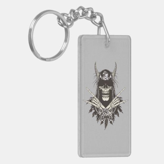 悪魔スカル キーホルダー (正面左)