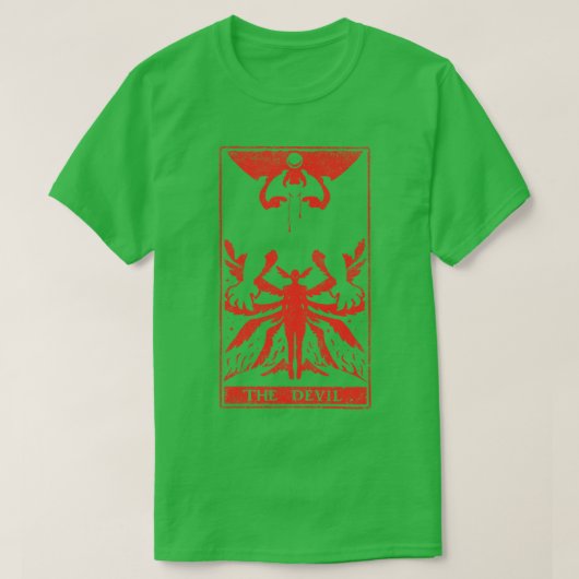 悪魔タロット Tシャツ (デザイン正面)