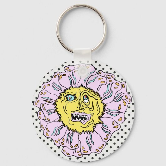 悪魔デイジーキーチェーン キーホルダー (正面)