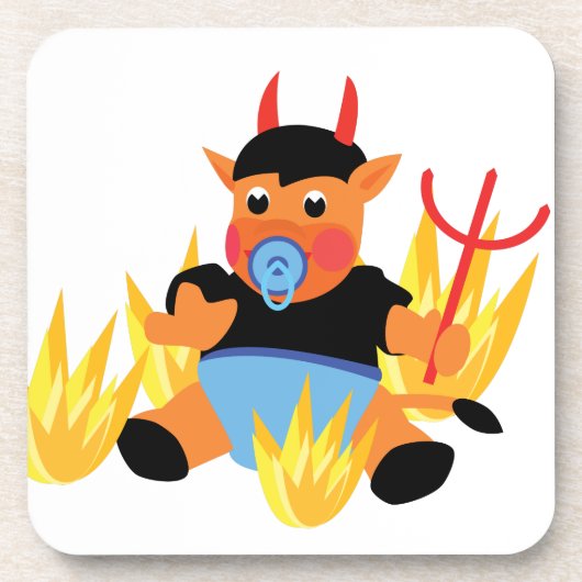 悪魔ベビー コースター (正面)