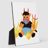 悪魔ベビー フォトプラーク (側面)