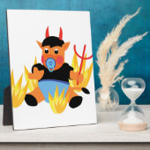 悪魔ベビー フォトプラーク (側面)