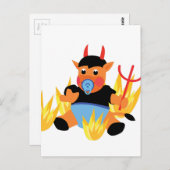 悪魔ベビー ポストカード (正面/裏面)