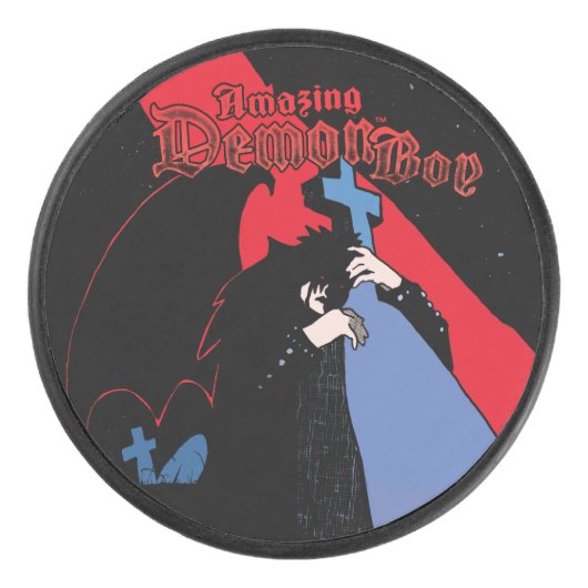 悪魔ホッケーパックの驚くべき悪魔の少年の戻り アイスホッケーパック (正面)