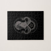 悪魔ヤギPentagram Baphometサタンオカルトサタン ジグソーパズル (横)