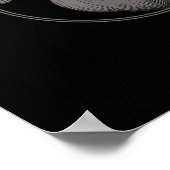 悪魔ヤギPentagram Baphometサタンオカルトサタン ポスター (角)