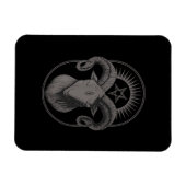 悪魔ヤギPentagram Baphometサタンオカルトサタン マグネット (横)