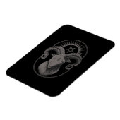 悪魔ヤギPentagram Baphometサタンオカルトサタン マグネット (左側)