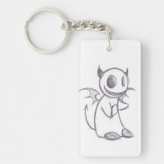 悪魔及び天使 キーホルダー (正面)