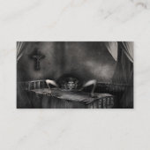 悪魔払いの祈祷師のカスタマイズ可能なハロウィンの名刺 名刺 (正面)