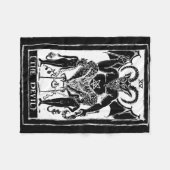 悪魔毛布 フリースブランケット (正面(横))