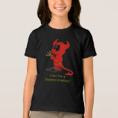 悪魔気にの為に? トライブレンドTシャツ (正面)