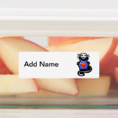 悪魔猫の洋服ラベル ラベル (貼付)