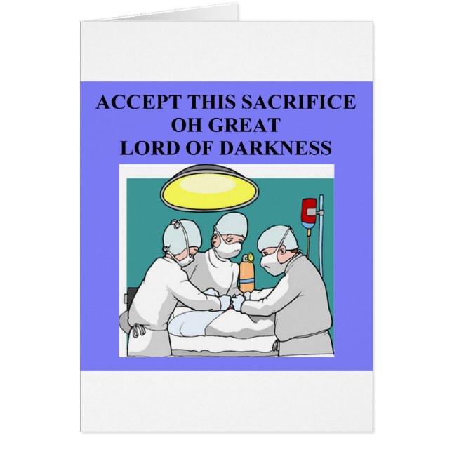 悪魔的な医者/外科医の冗談 (正面)