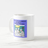 悪魔的な医者/外科医の冗談 コーヒーマグカップ (正面左)