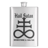 悪魔的な十字のあられのSatanの土硫黄nの硫黄のフラスコ フラスク (正面)