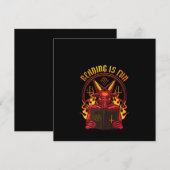 悪魔的な異教のプレミアムゴート 招待状 (正面/裏面)