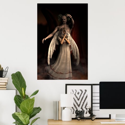 悪魔的な脅威 ポスター (ホームオフィス)